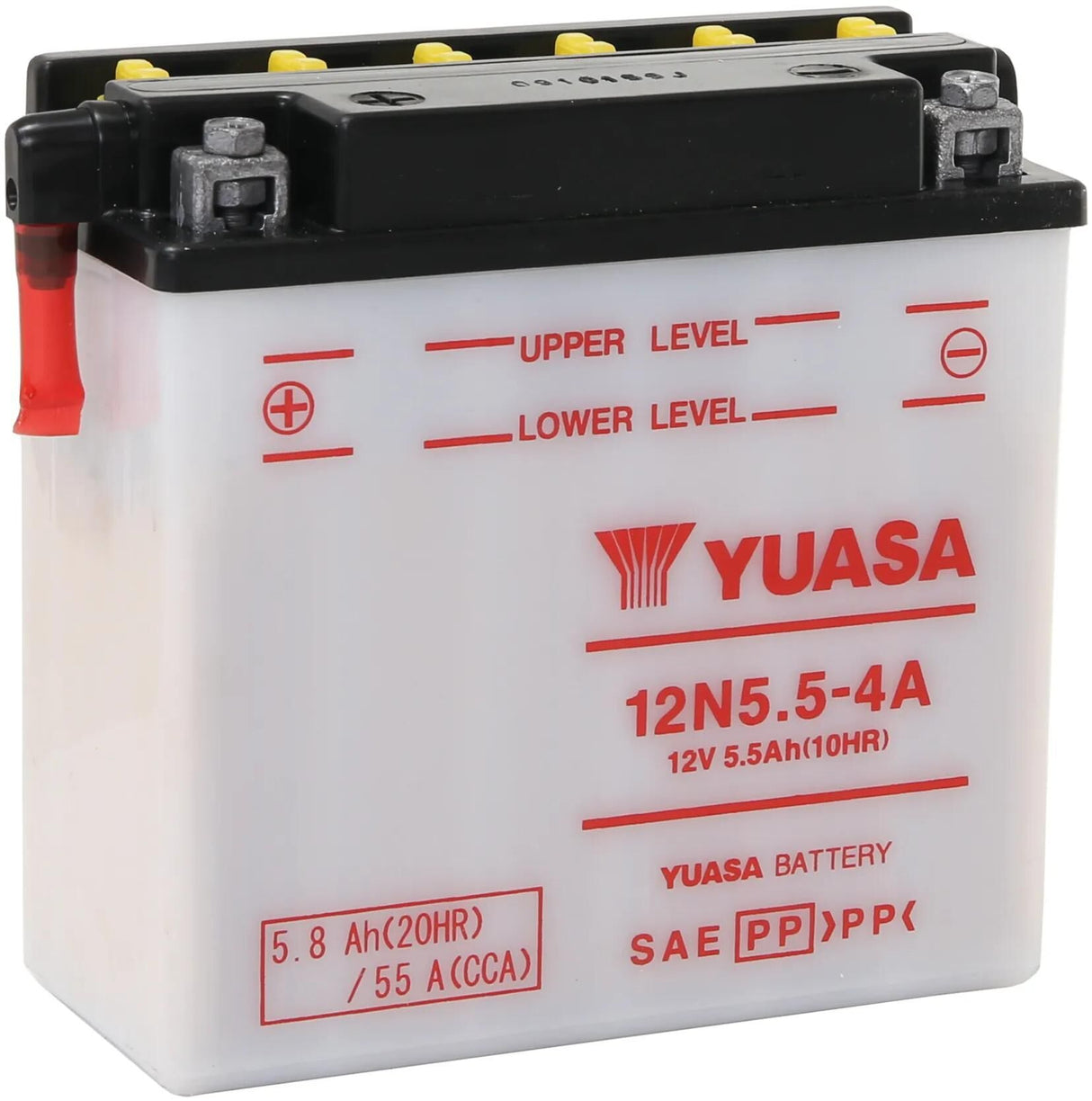 Yuasa-Batterie 12n5,5-4a. Batterie 12n5,5-4a Standard ohne sp