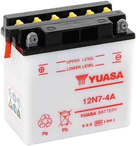 Yuasa-Batterie 12n7-4a. Batterie 12n7-4a Standard ohne SP