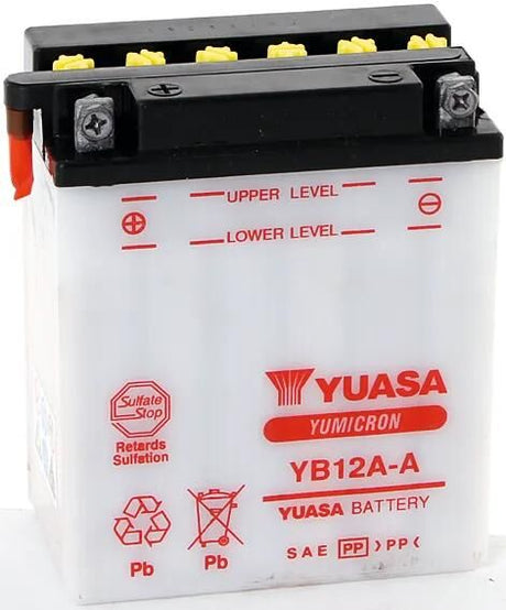 Yuasa-Batterie yb12a-a. Batterie YB12A-A Standard ohne SP