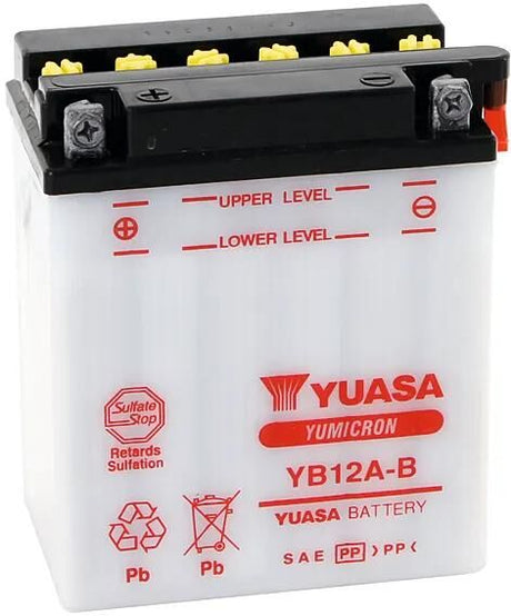 Yuasa-Batterie yb12a-b. Batterie YB12a-B Standard ohne SP