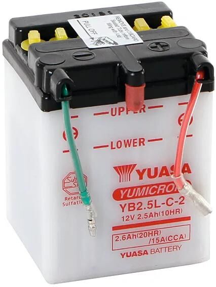 Yuasa Batterie YB2.5L-C2 Batterie YB2.5L-C2 Standard ohne SP