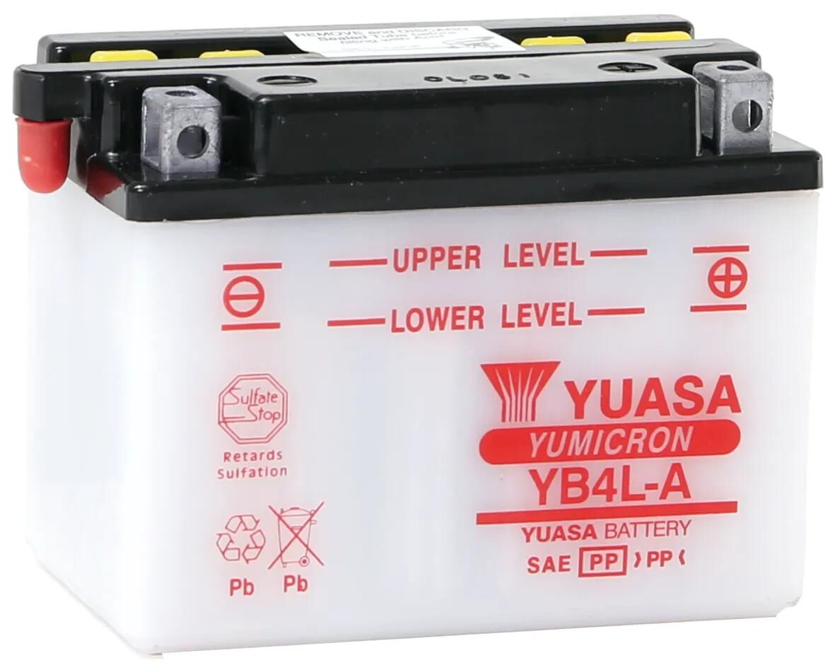 Yuasa Batterie YB4L-A Batterie YB4L-A Standard ohne SP