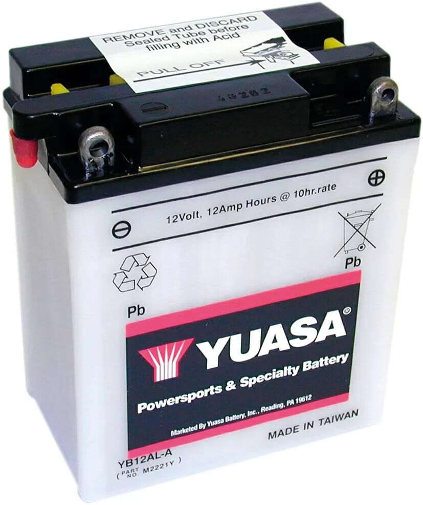 Yuasa-Batterie yb12al-a. Batterie YB12AL-A Standard ohne SP