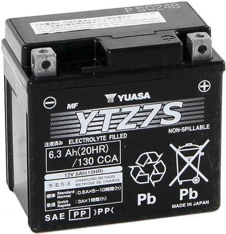 Yuasa Batterie YTZ7S Batterie YTZ7S AGM
