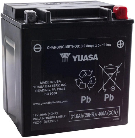 Yuasa-Batterie yix30l yix30l-bs . Batterie Yix30l AGM