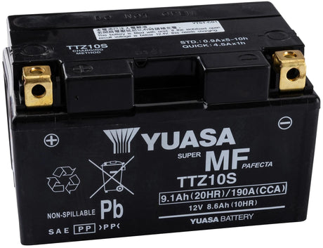 Yuasa-Batterie ttz10s. Batterie TTZ10S AGM