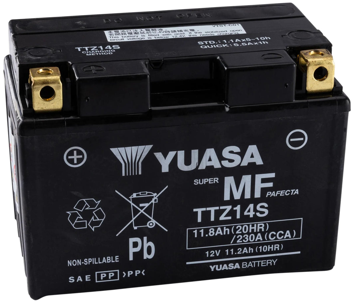Yuasa Batterie TTZ14S Batterie TTZ14S AGM