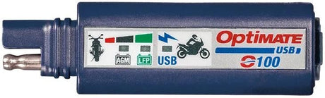 Tecmate USB-Ladegerät O-100 USB-Ladegerät Optimum mit SAE-Anschluss