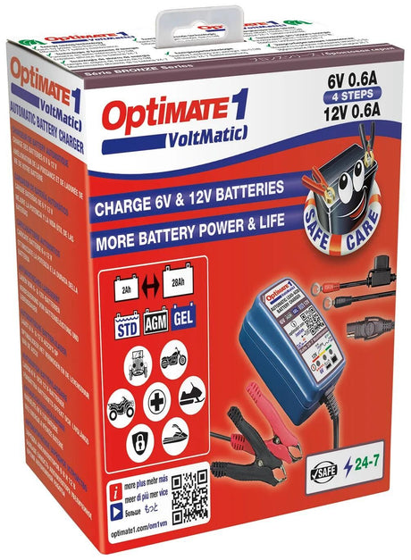 Tecmate Batterieladegerät Optimate1 Voltmatic vom Optitimate 1 Ladegerät Voltmatic