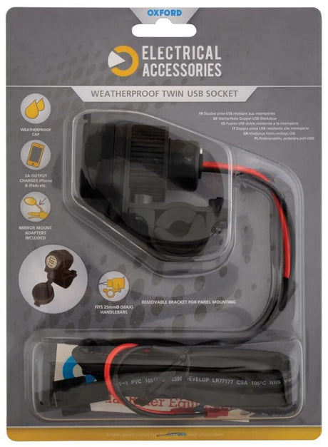 Oxford USB-Ladegerät USB-Ladegerät 2a el102