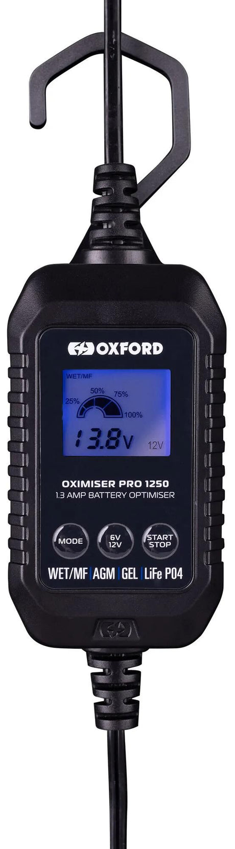 Oxford Batterieladegerät Oximizer Pro 1250. Batterieladegerät Oximizer Pro 1250