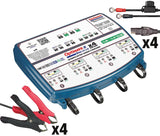 Tecmate Batterieladegerät Optimate 2 Duo Optimate 2 Ladegerät Duo 4er Bank