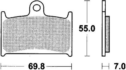 TRW Bremsbeläge MCB 690 Bremsbelag MCB 690 SV Sintermetall