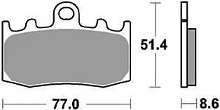 TRW Bremsbeläge MCB 748 Bremsbelag MCB 748 SV Sintermetall