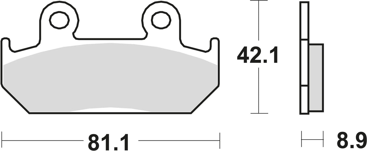 TRW Bremsbeläge MCB 562 Bremsbelag MCB 562 SV Sintermetall