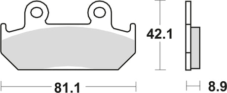 TRW Bremsbeläge MCB 562 Bremsbelag MCB 562 SV Sintermetall