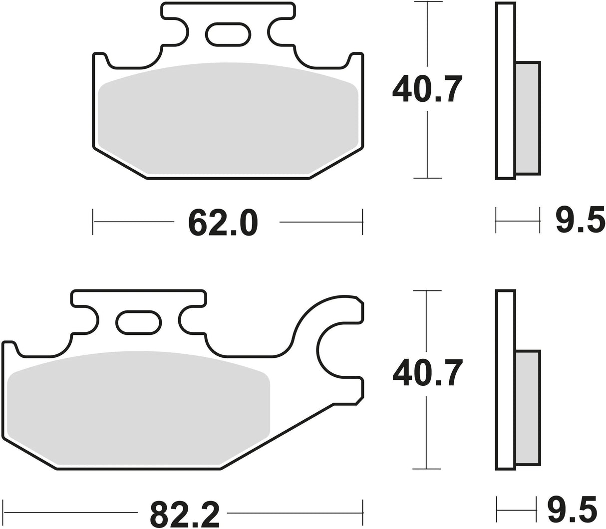 TRW Bremsbeläge MCB 724 Bremsbelag MCB 724 Si aus Sintermetall