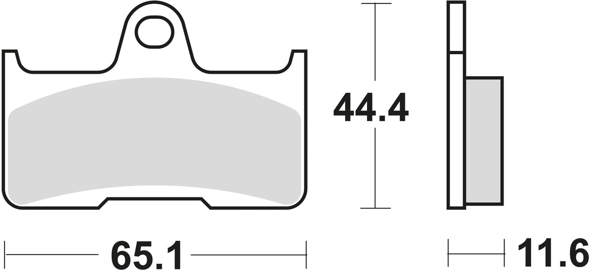 TRW Bremsbeläge MCB 756 Bremsbelag MCB 756 SI aus Sintermetall