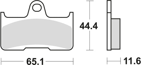TRW Bremsbeläge MCB 756 Bremsbelag MCB 756 SI aus Sintermetall
