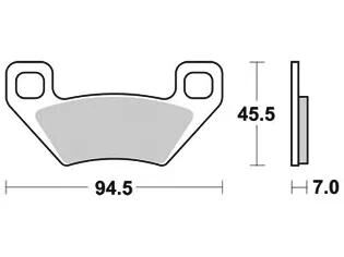 TRW Bremsbeläge MCB 773 Bremsbelag MCB 773 SI aus Sintermetall
