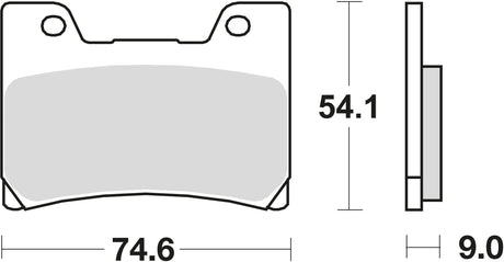 TRW Bremsbeläge MCB 622 Bremsbelag MCB 622 SV Sintermetall
