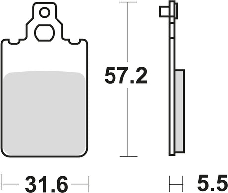 TRW Bremsbelag MCB 578 Bremsbelag MCB 578 Bio-Standard