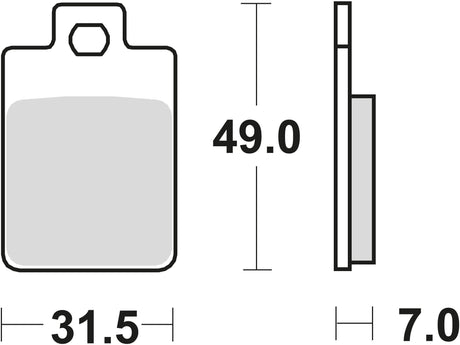 TRW Bremsbeläge MCB 688 Bremsbelag MCB 688 Bio-Standard