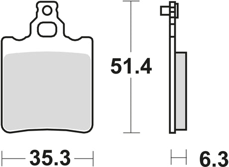 TRW Bremsbeläge MCB 552 Bremsbelag MCB 552 Bio-Standard