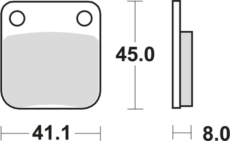 TRW Bremsbeläge MCB 510 Bremsbelag MCB 510 Bio-Standard