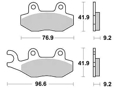TRW Bremsbeläge MCB 689 Bremsbelag MCB 689 Bio-Standard