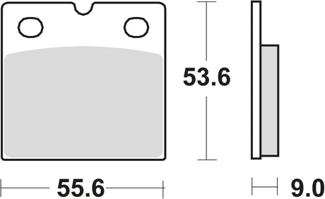 TRW Bremsbeläge MCB 19 Bremsbelag MCB 19 Bio-Standard