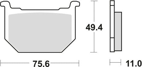 TRW Bremsbeläge MCB 509 Bremsbelag MCB 509 Bio-Standard
