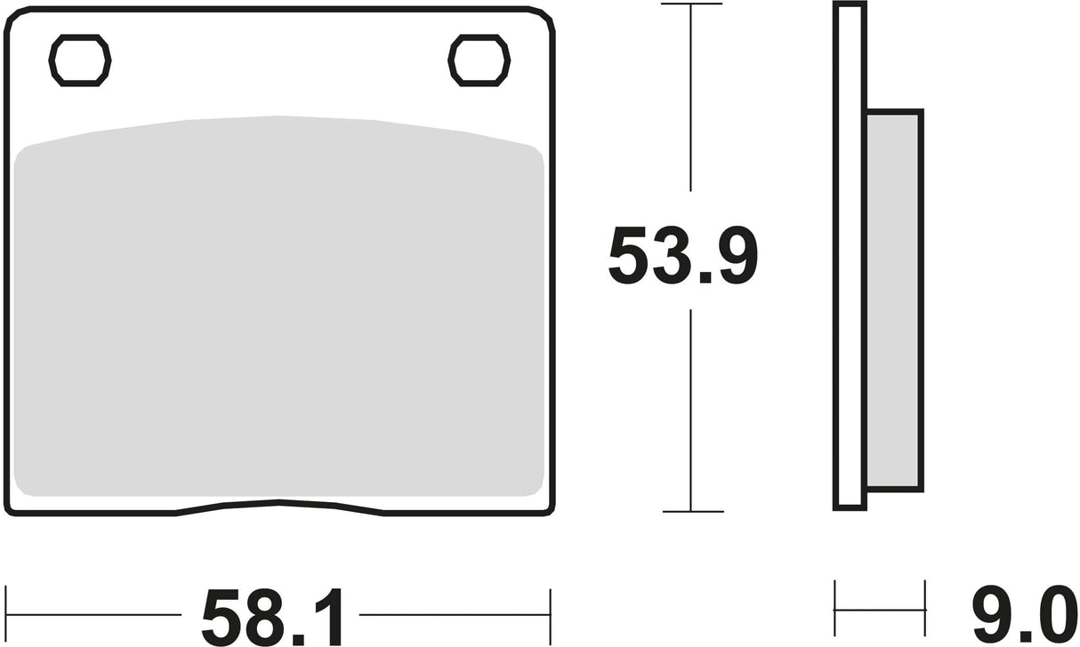 TRW Bremsbeläge MCB 73 Bremsbelag MCB 73 Stk. organisch perf. Komfort