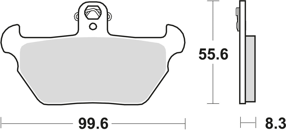 TRW Bremsbeläge MCB 621 Bremsbelag MCB 621 Bio-Standard