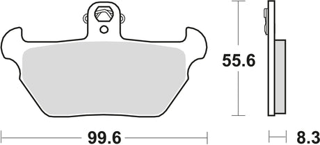 TRW Bremsbeläge MCB 621 Bremsbelag MCB 621 Bio-Standard