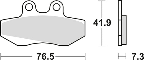 TRW Bremsbeläge MCB 629 Bremsbelag MCB 629 Bio-Standard