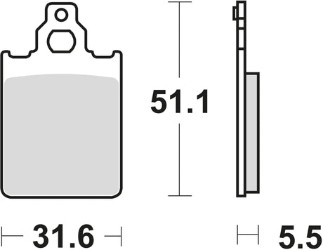 TRW Bremsbeläge MCB 651 Bremsbelag MCB 651 Bio-Standard