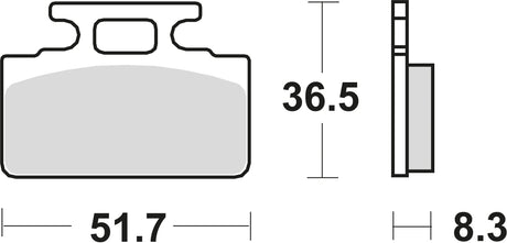 TRW Bremsbeläge MCB 589 Bremsbelag MCB 589 Bio-Standard