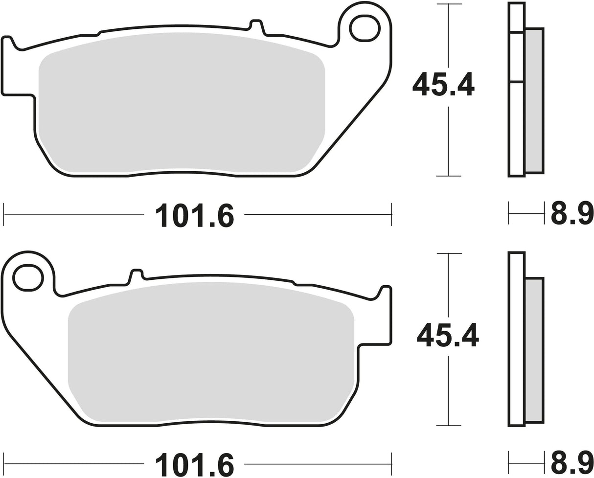 TRW Bremsbeläge MCB 753 Bremsbelag MCB 753 SV Sintermetall