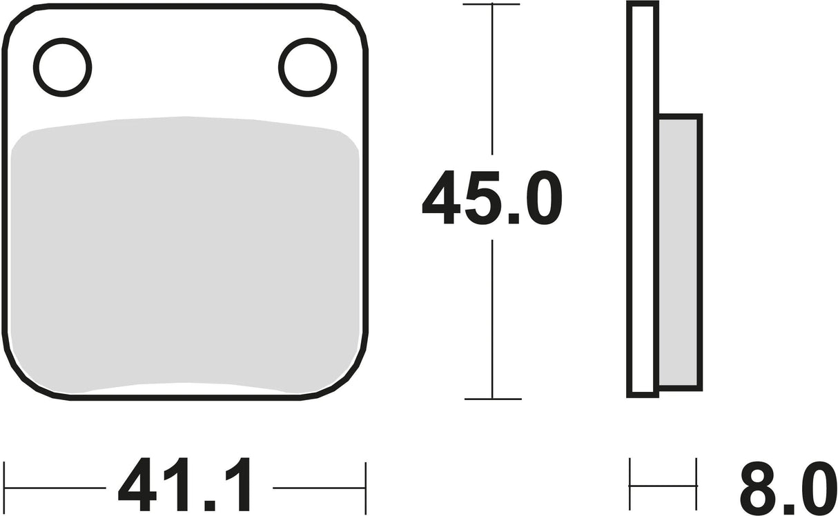TRW Bremsbeläge MCB 510 Bremsbelag MCB 510 Si aus Sintermetall