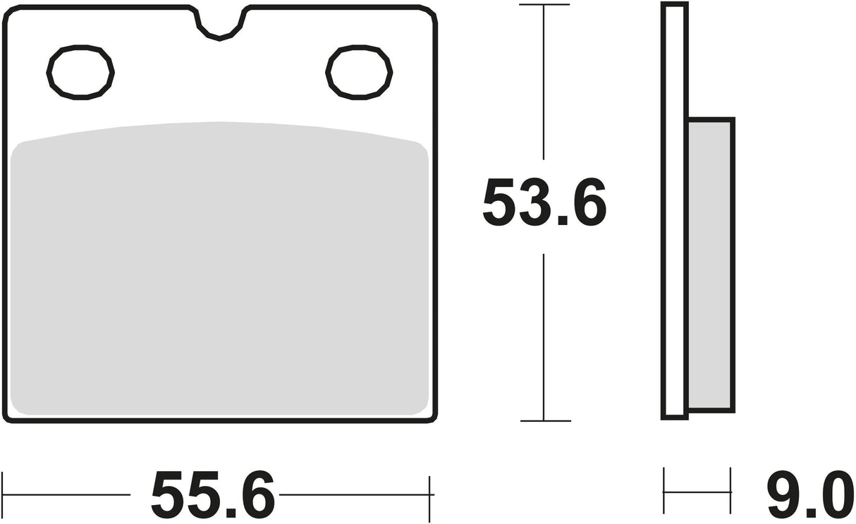 TRW Bremsbeläge MCB 19 Bremsbelag MCB 19 SV genitertes Metall