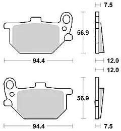TRW Bremsbeläge MCB 520 Bremsbelag MCB 520 Bio-Standard