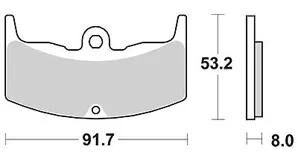 TRW Bremsbeläge MCB 526 Bremsbelag MCB 526 Bio-Standard