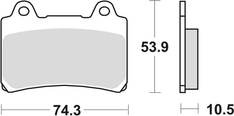 TRW Bremsbeläge MCB 559 Bremsbelag MCB 559 SV Sintermetall