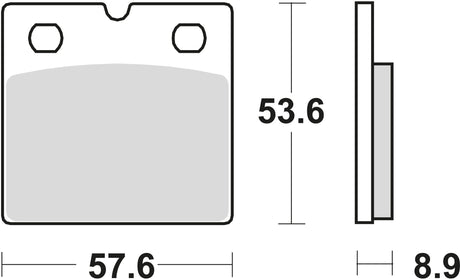 TRW Bremsbeläge MCB 617 Bremsbelag MCB 617 Bio-Standard