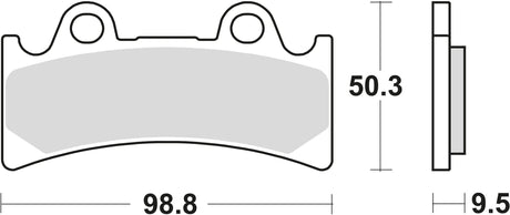 TRW Bremsbeläge MCB 656 Bremsbelag MCB 656 Bio-Standard