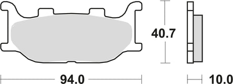 TRW Bremsbeläge MCB 666 Bremsbelag MCB 666 SV Sintermetall