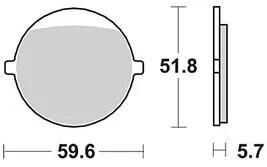 TRW Bremsbeläge MCB 676 Bremsbelag MCB 676 Bio-Standard
