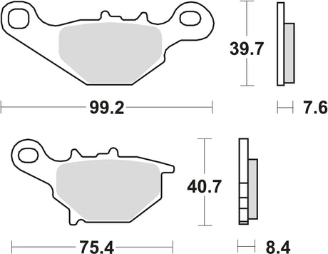 TRW Bremsbeläge MCB 679 Bremsbelag MCB 679 SI aus Sintermetall