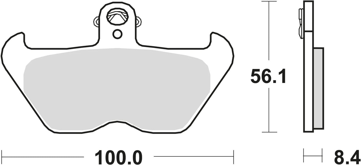 TRW Bremsbeläge MCB 680 Bremsbelag MCB 680 SV Sintermetall